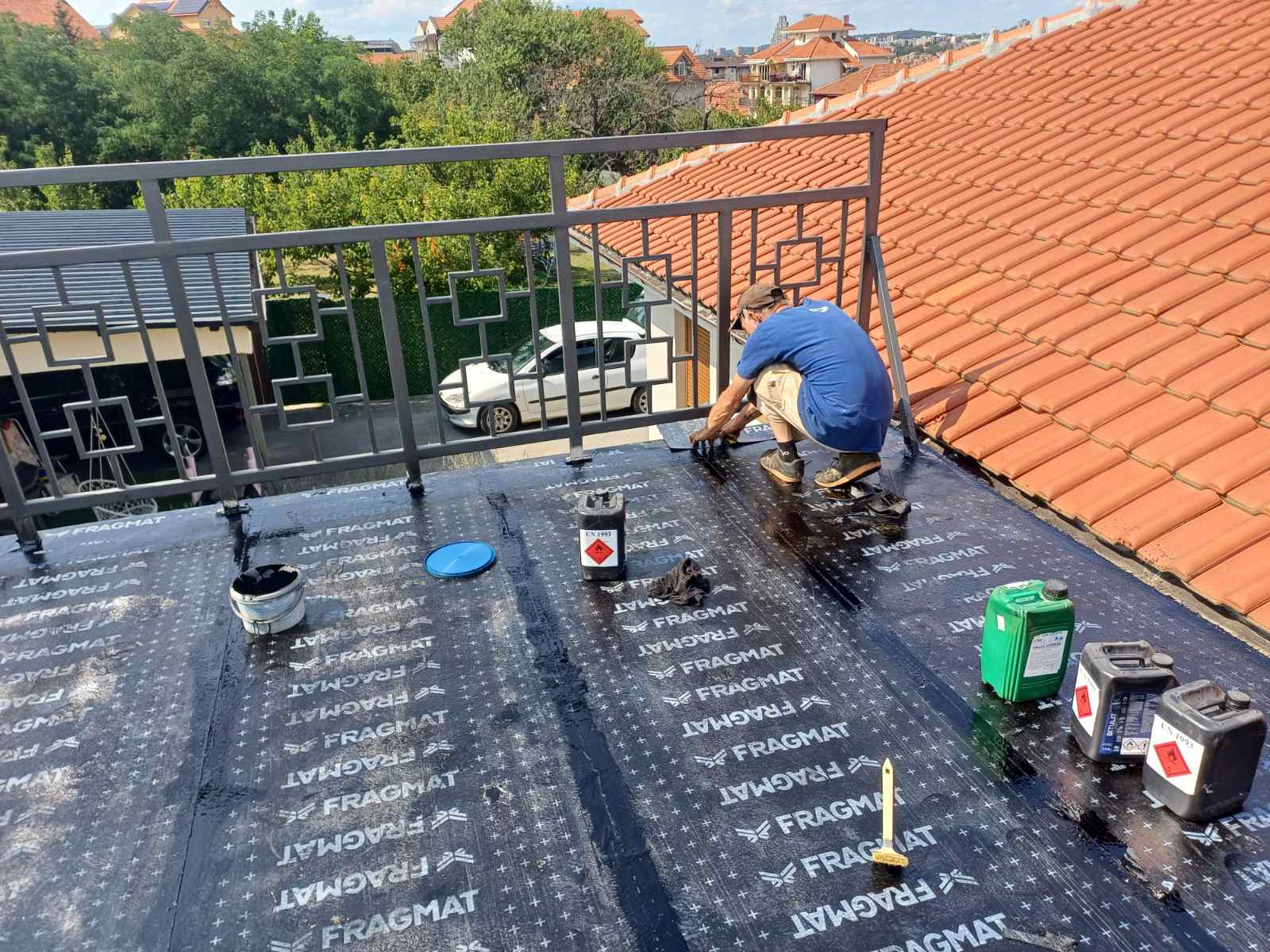 Postavljanje kondor – hidroizolacije