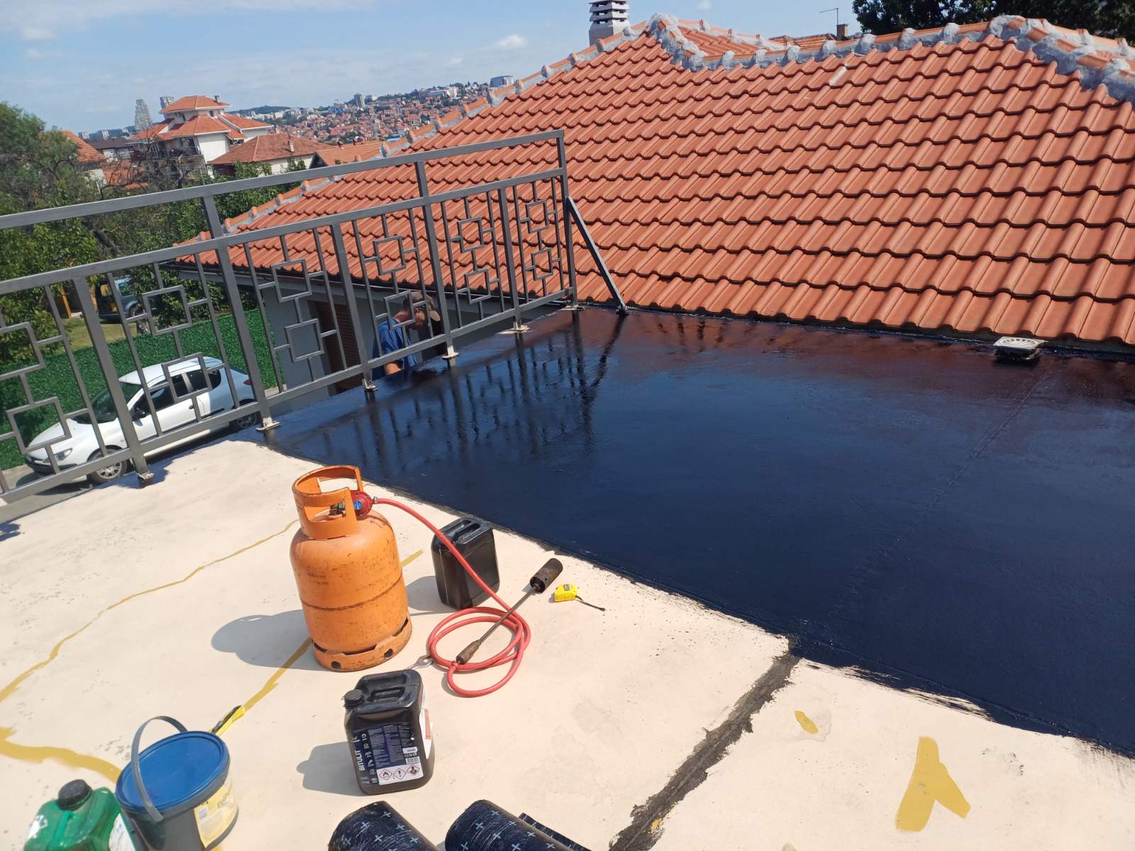 Postavljanje kondor – hidroizolacije