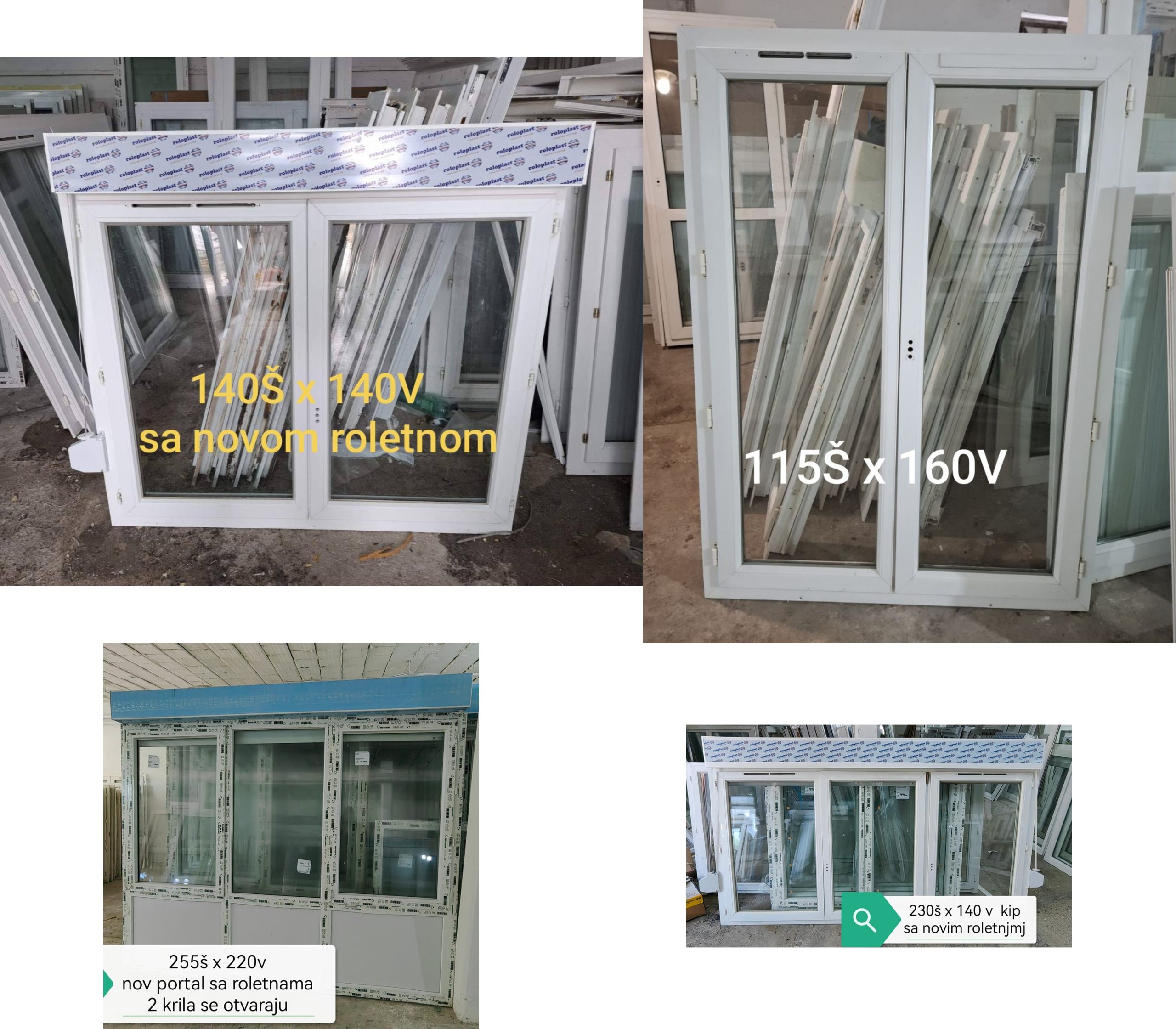 Polovna PVC stolarija