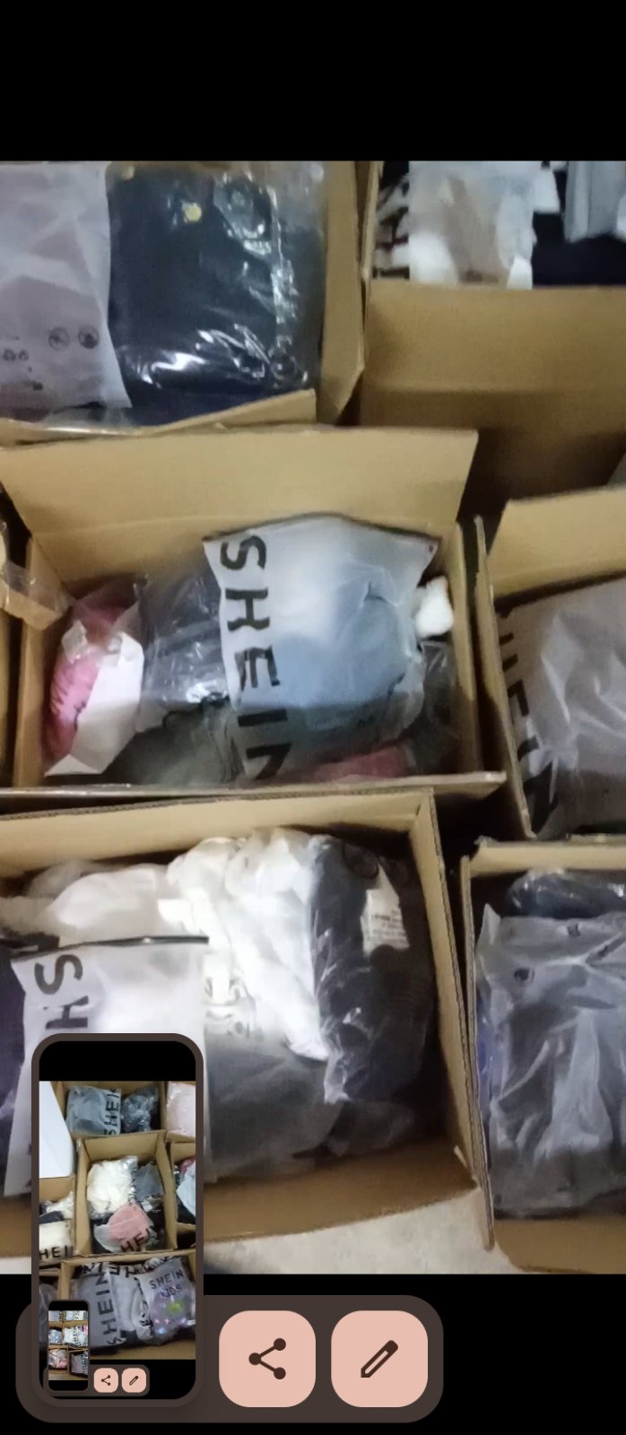 Prodaja gardarobe na kilogram shein