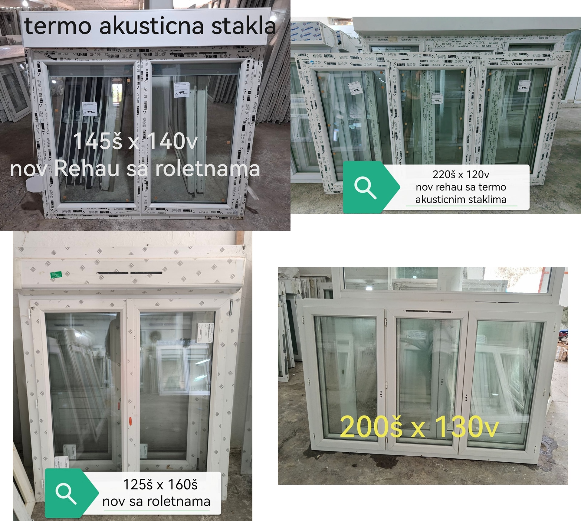 Polovna PVC stolarija