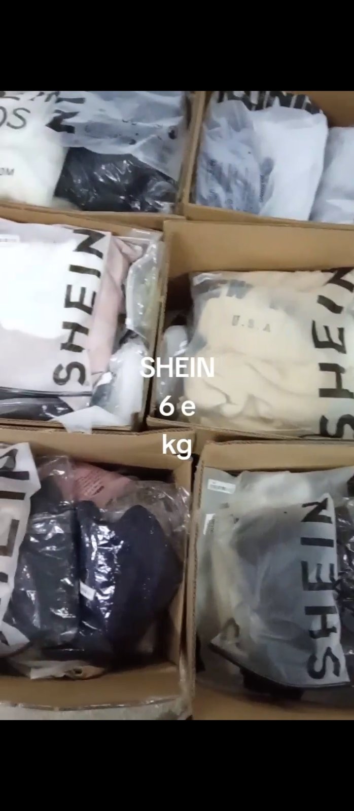Prodaja gardarobe na kilogram shein