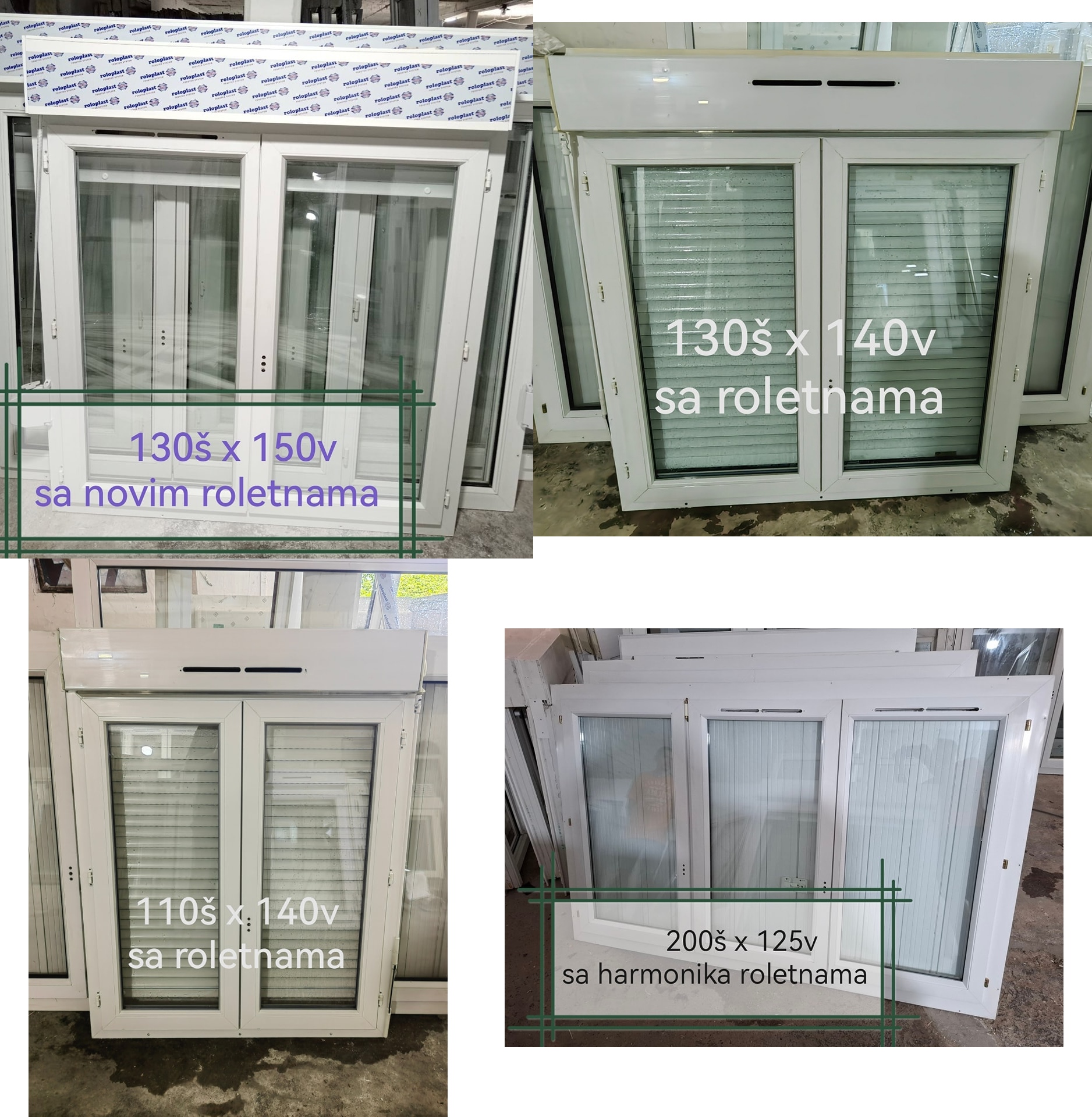 Polovna PVC stolarija