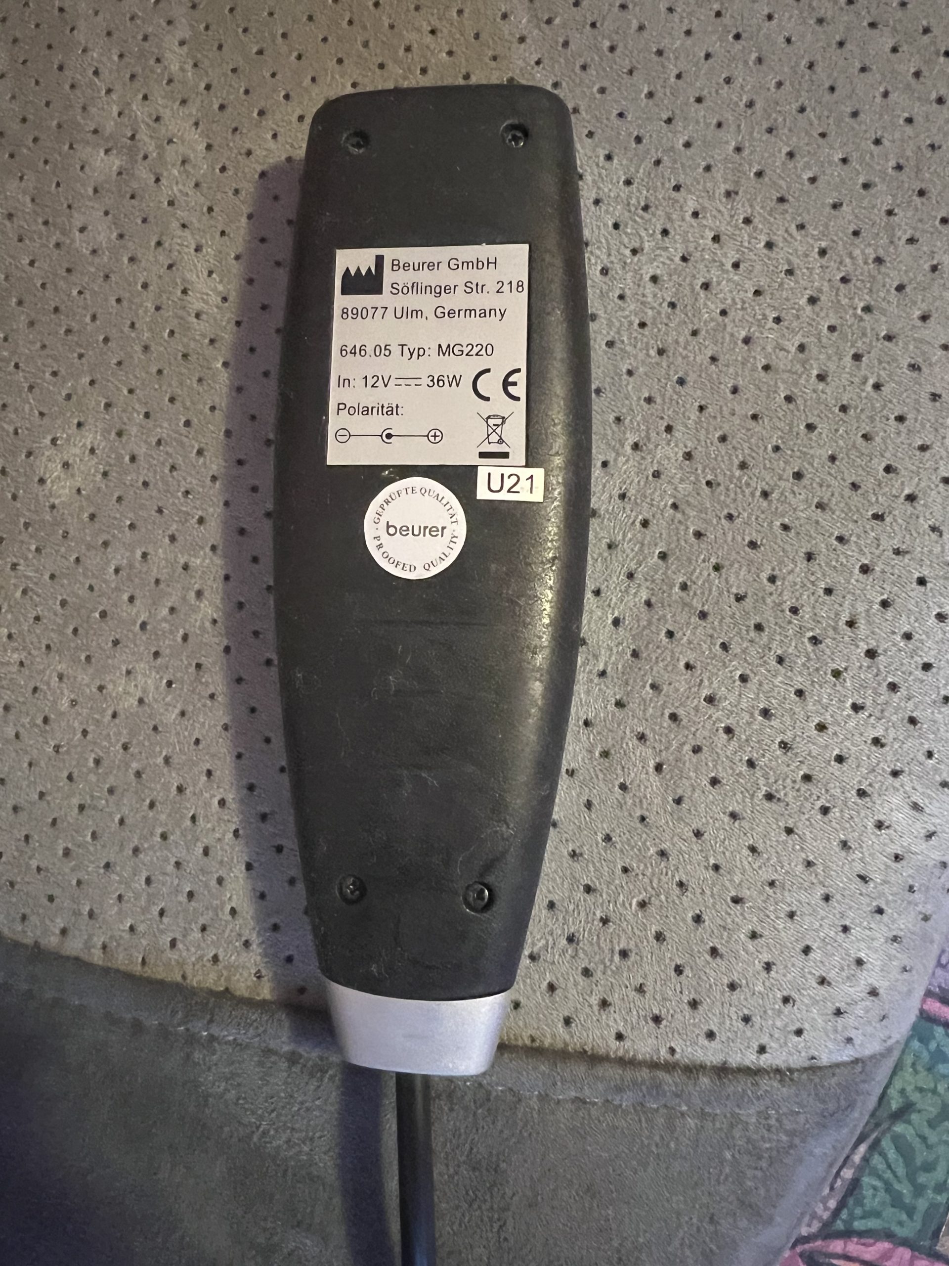 Masažer za ledja i vrat Beurer MG220