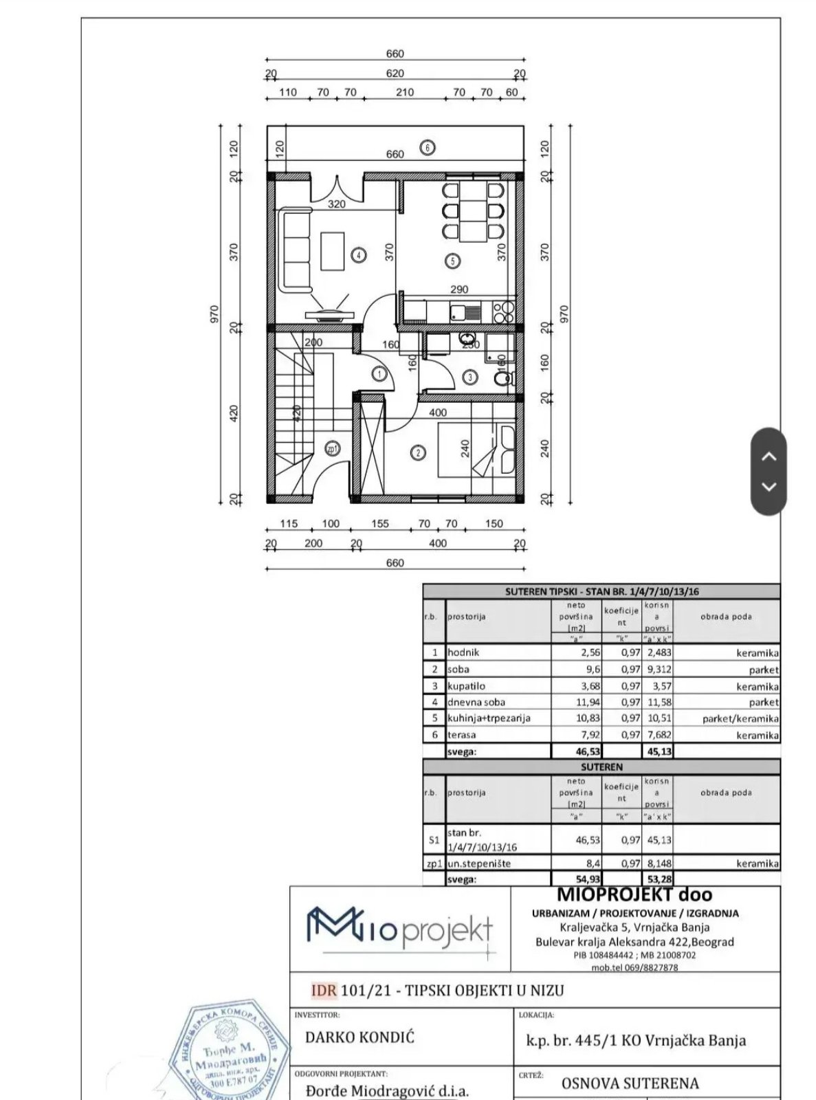 ZA KVADRATE Lokacija za zgradu Vrnjačka Banja