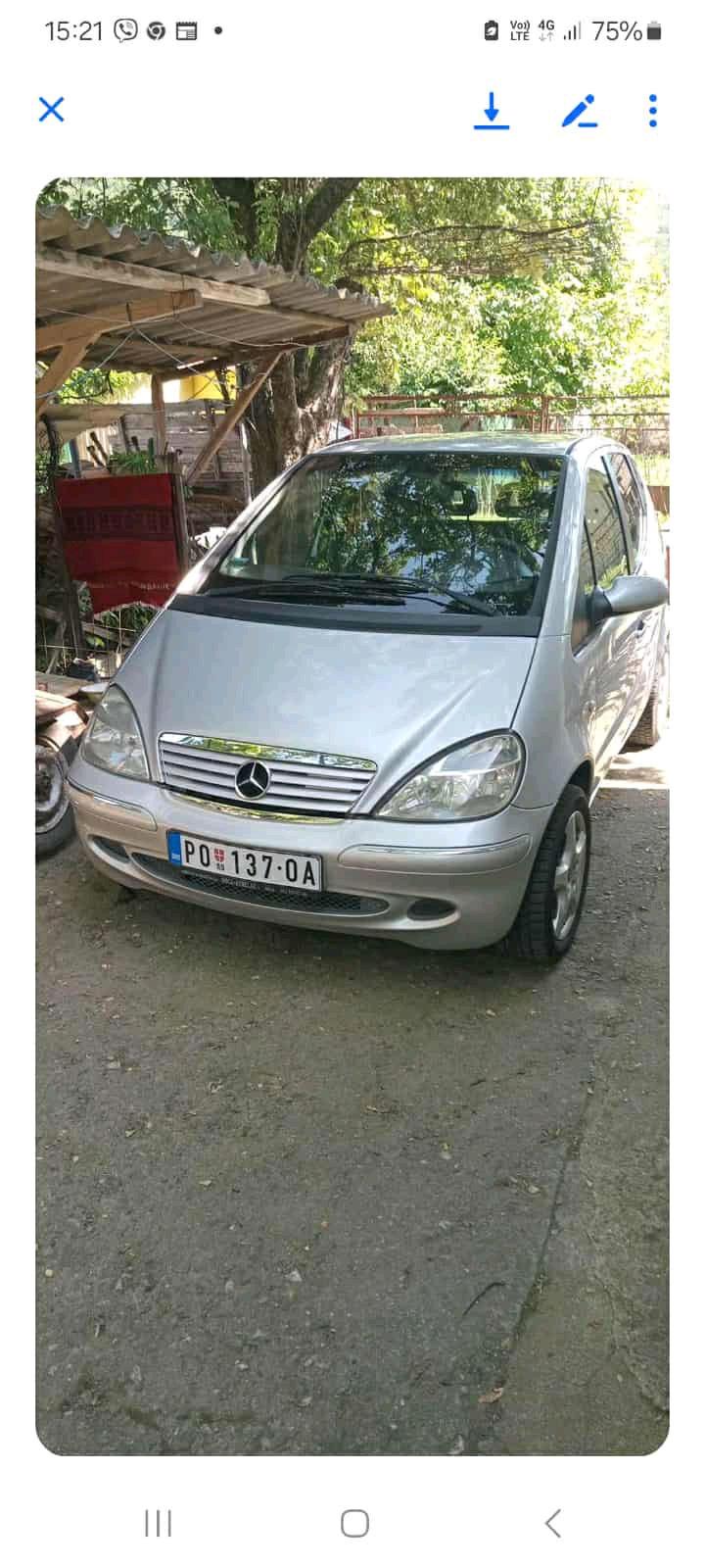 Mercedes A160…2002 god.registrovan do 08.01.20026.u dobrom stanju.za sve info.na telefon 0612573042.Miroslav