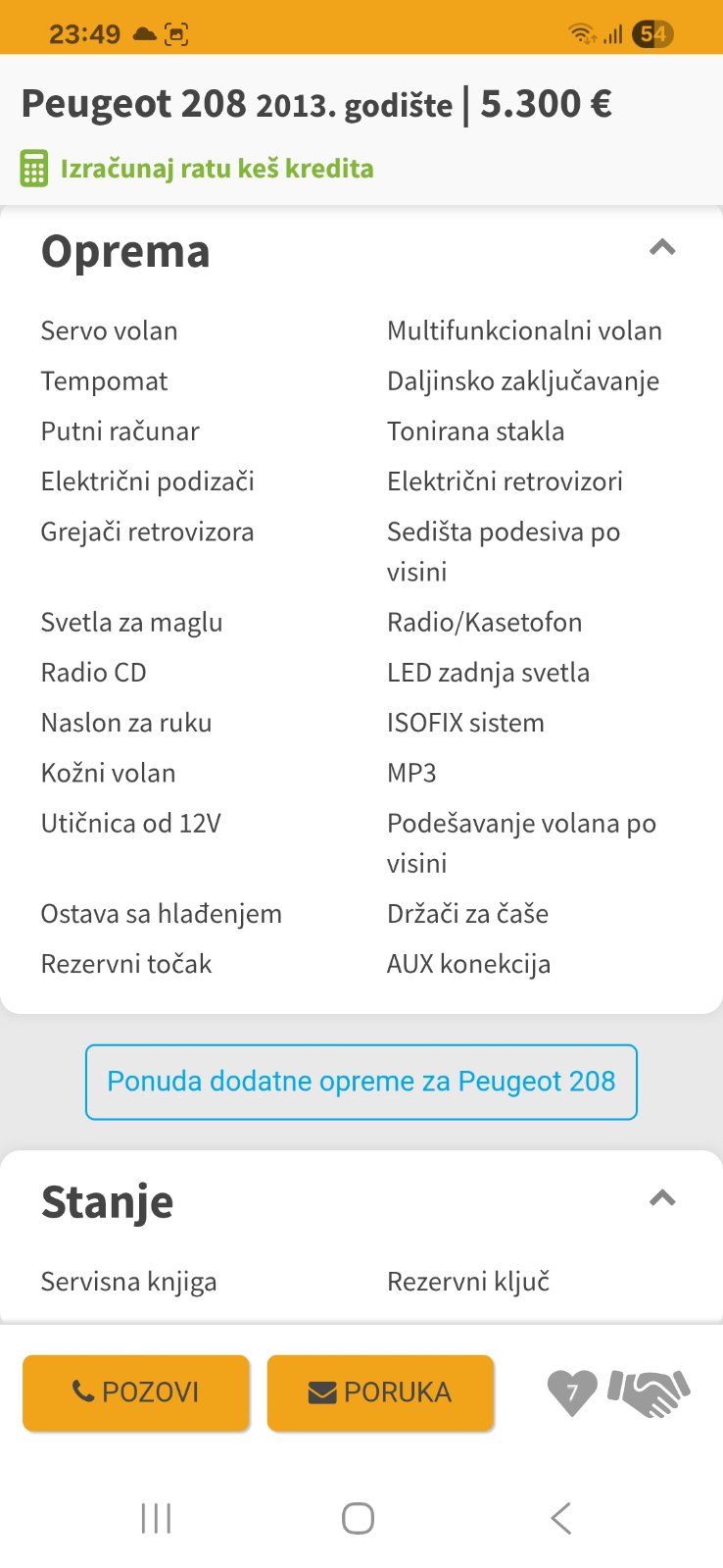 Peugeot 208 2013 godiste