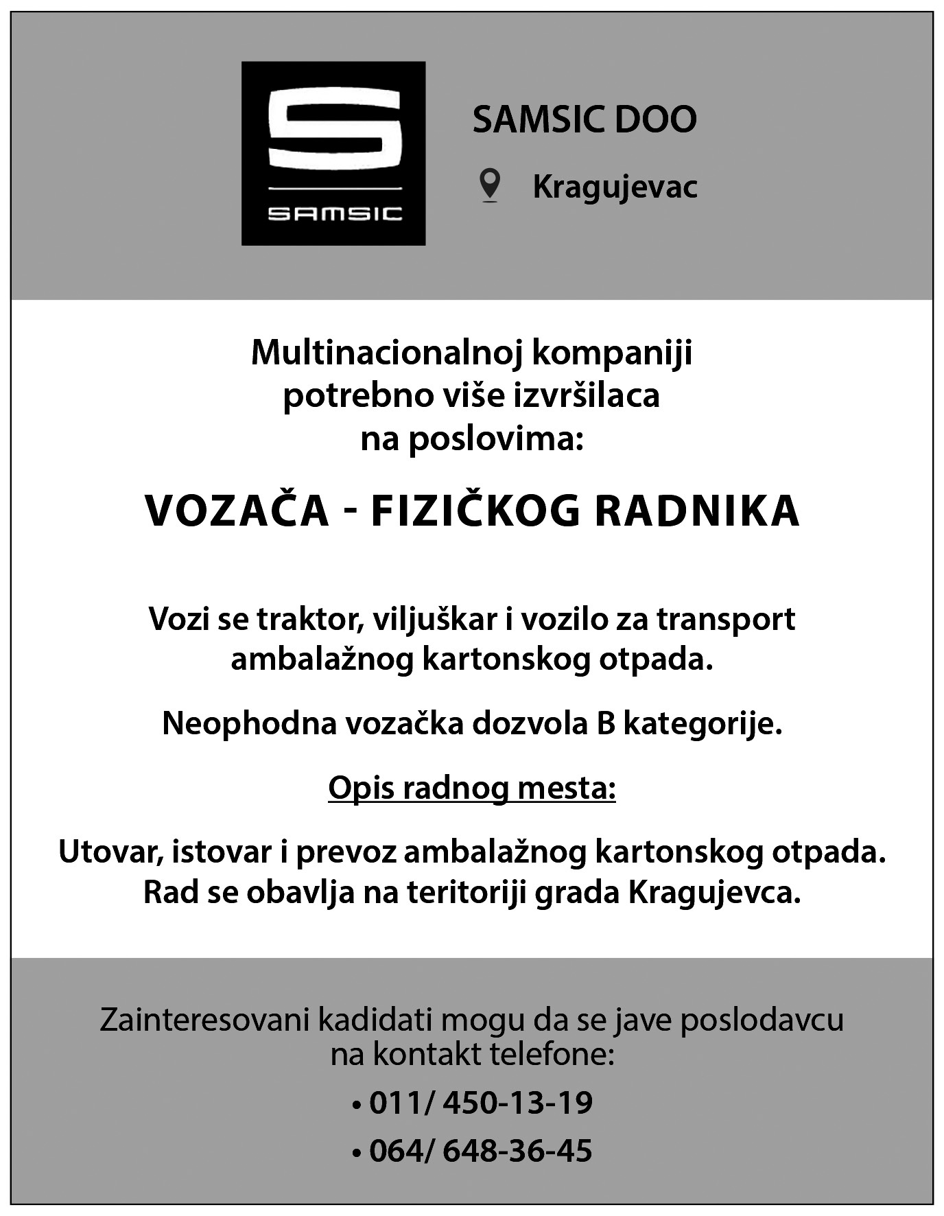 Potrebni vozači
