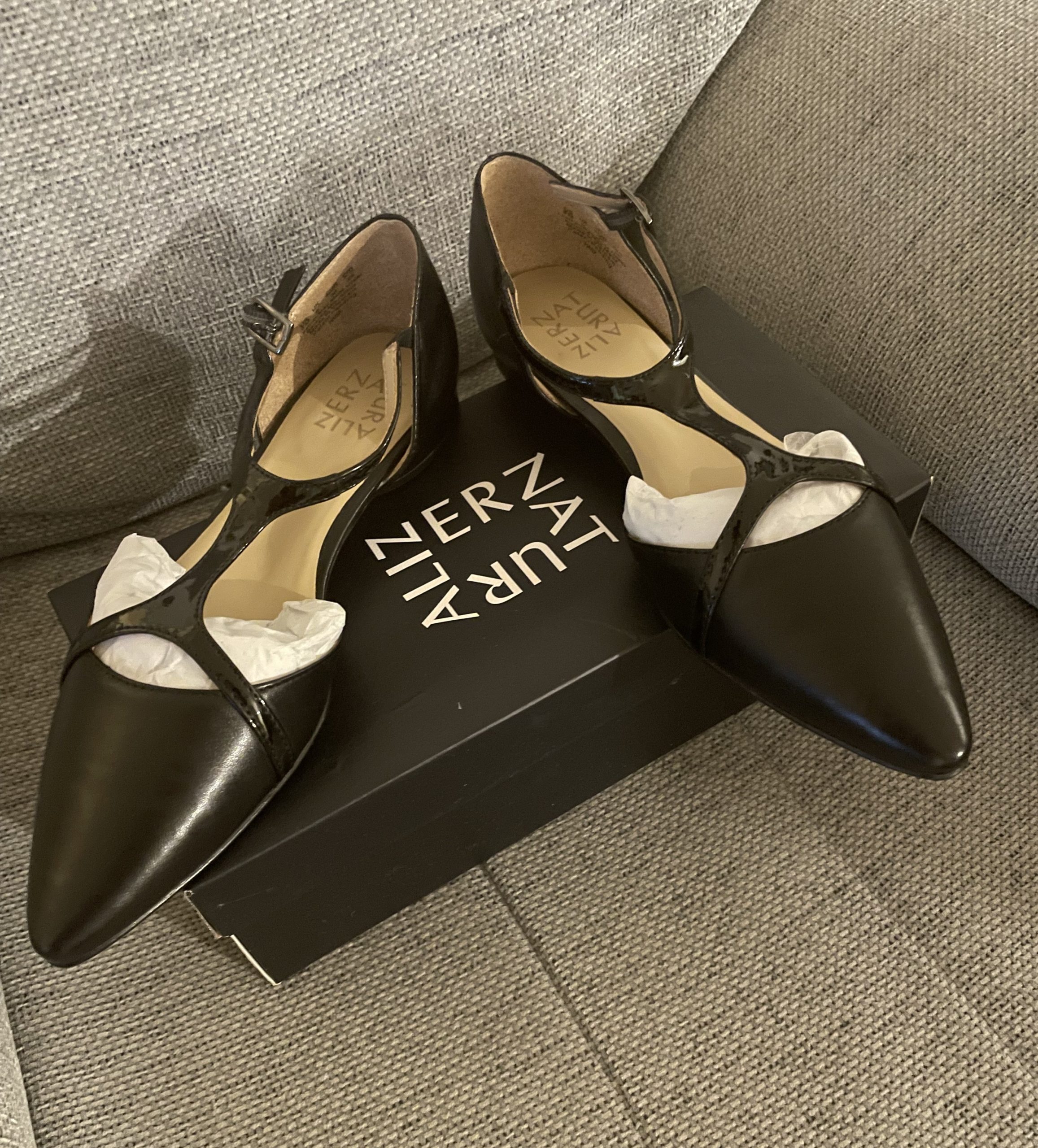 Crne kozne baletanke