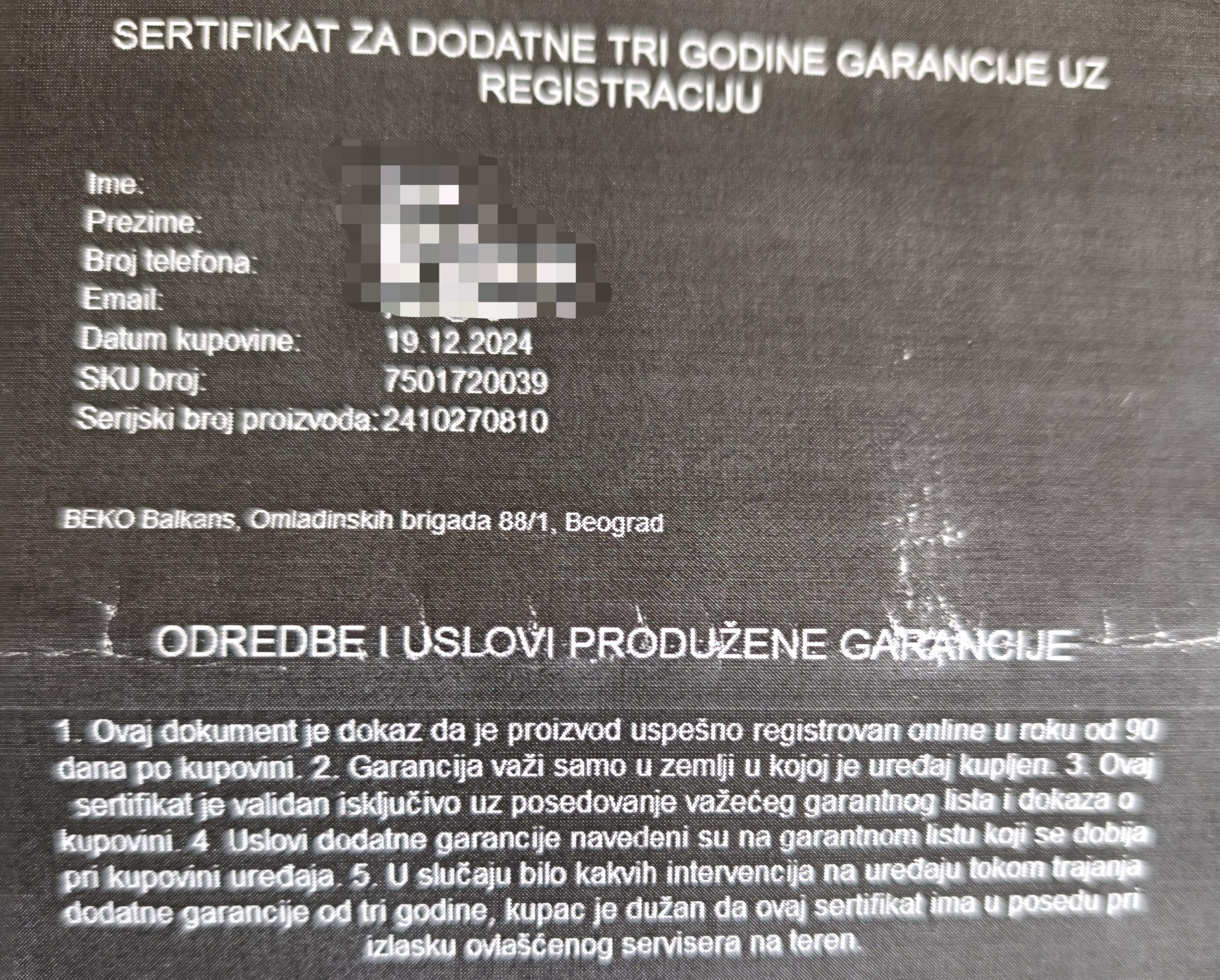 Frižider BEKO RSSA290M41SN skoro nov u garantnom roku