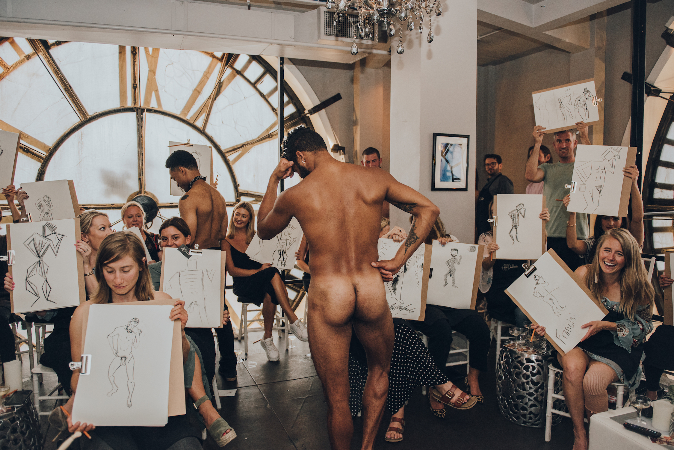 Model poziranje na fakultetu umetnosti