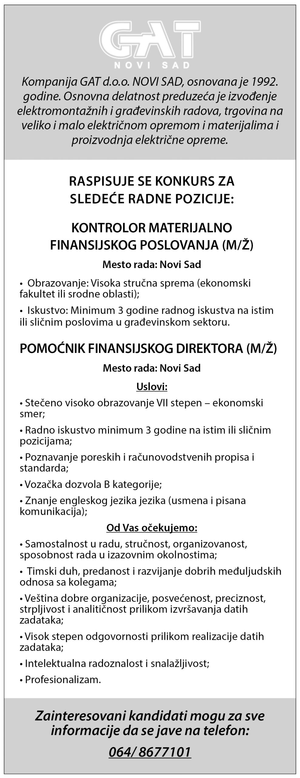 Gat doo-Novi Sad