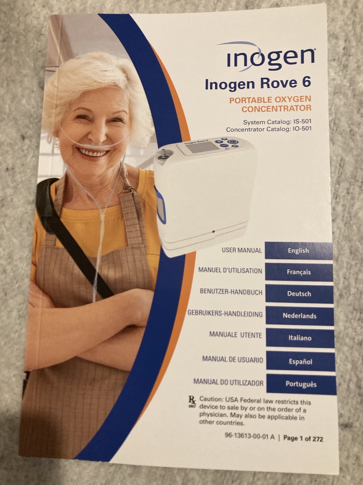 Portabilni koncentrator kiseonika Inogen Rove 6