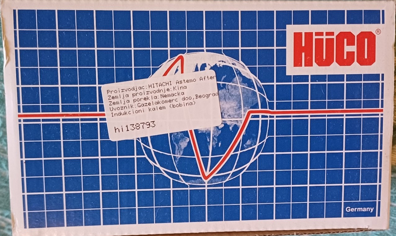 Bobina za elektronsko paljenje Huco (Hitachi) 138793