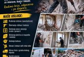 Rušenje • Štemanje • Kombi prevoz