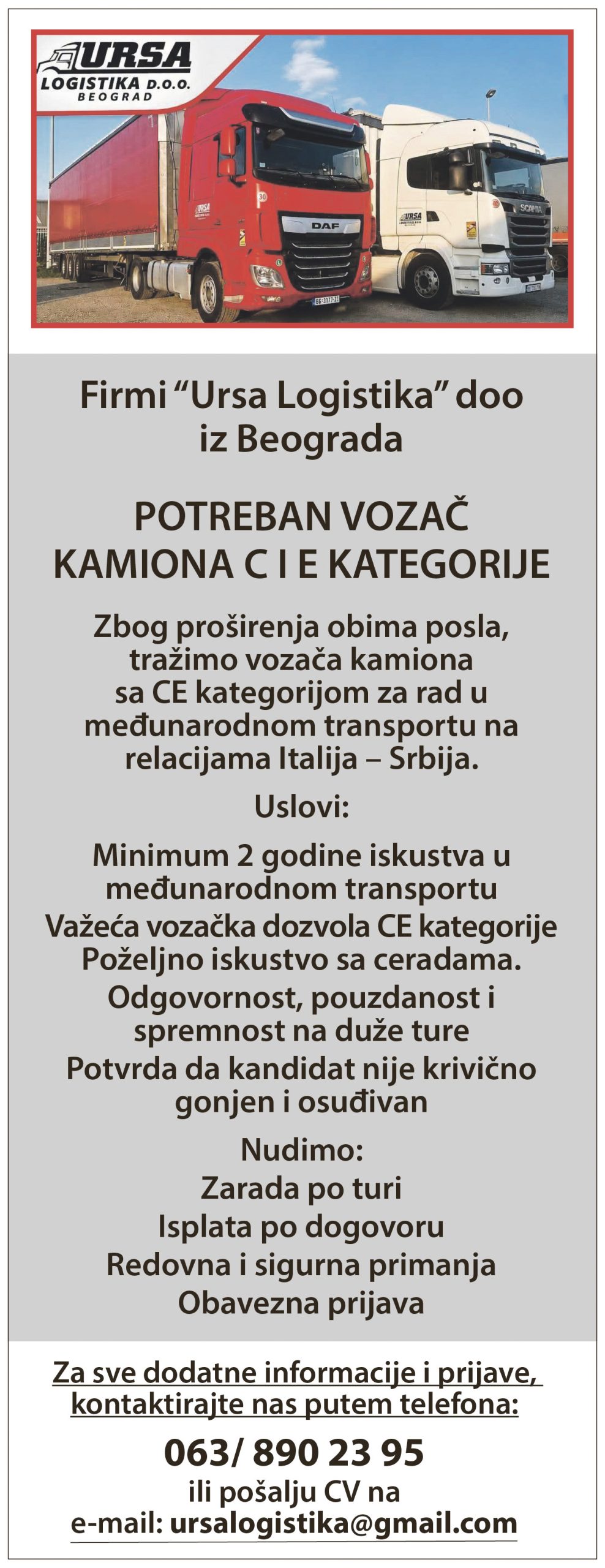 Ursa Logistika doo