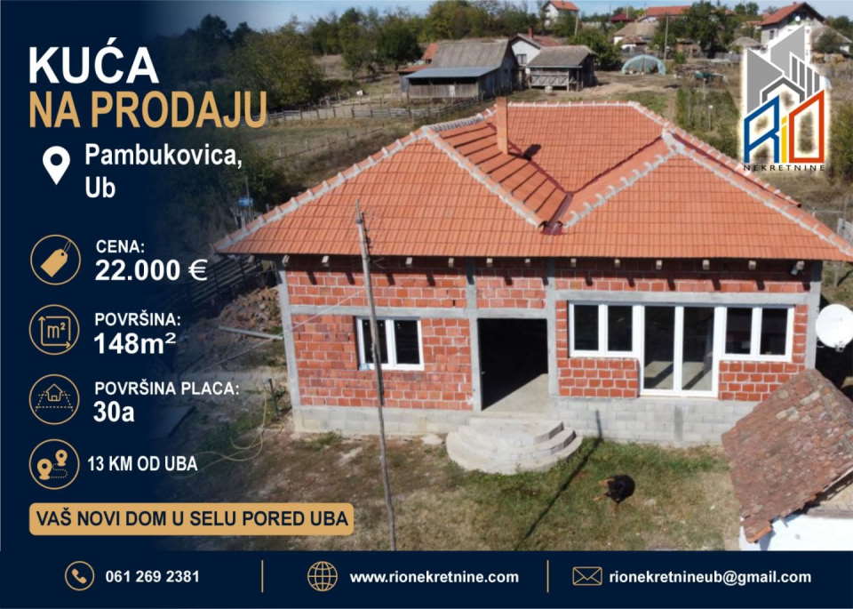 H I T N A P R O D A J A ! Useljiva kuća u Pambukovici kod Uba